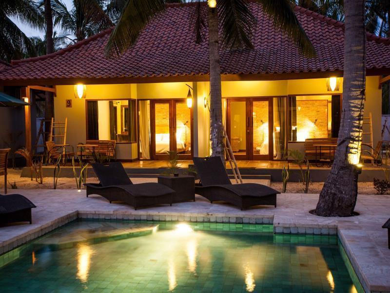Belukar Villas Джили Трауанган Екстериор снимка
